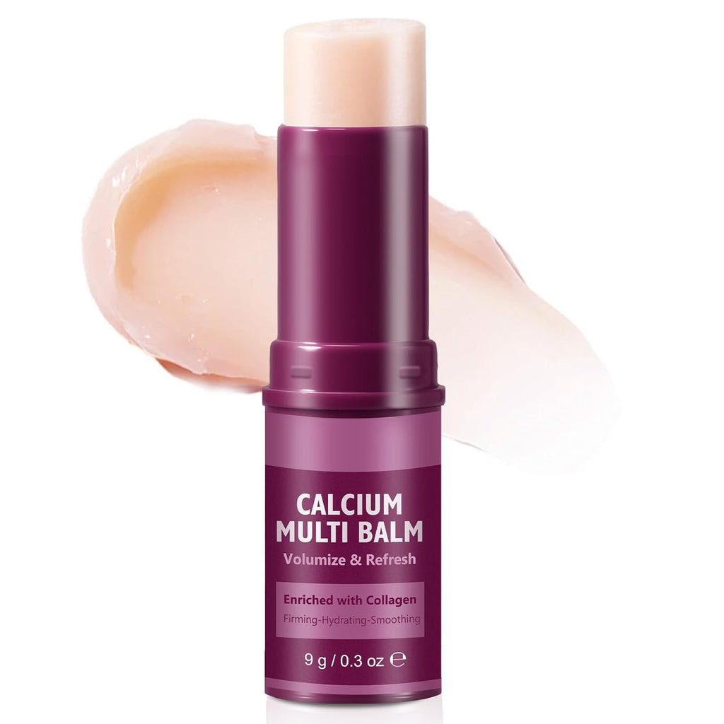 Calcium Multi Balm Stick, Calcium Volume Multi Balm Stick, Firming,Hydrating & Smoothing Collagen Moisturing Stick for Eyes, Face & Neck